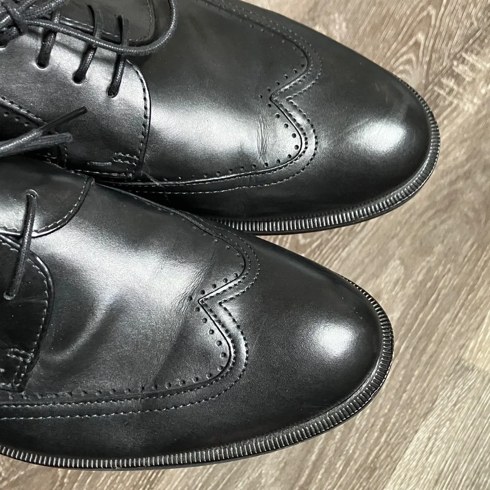 ECCO wingtip oxford dress shoes.